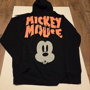 Disney Mickey Mouse Spooky Hoodie Black Sweatshirt